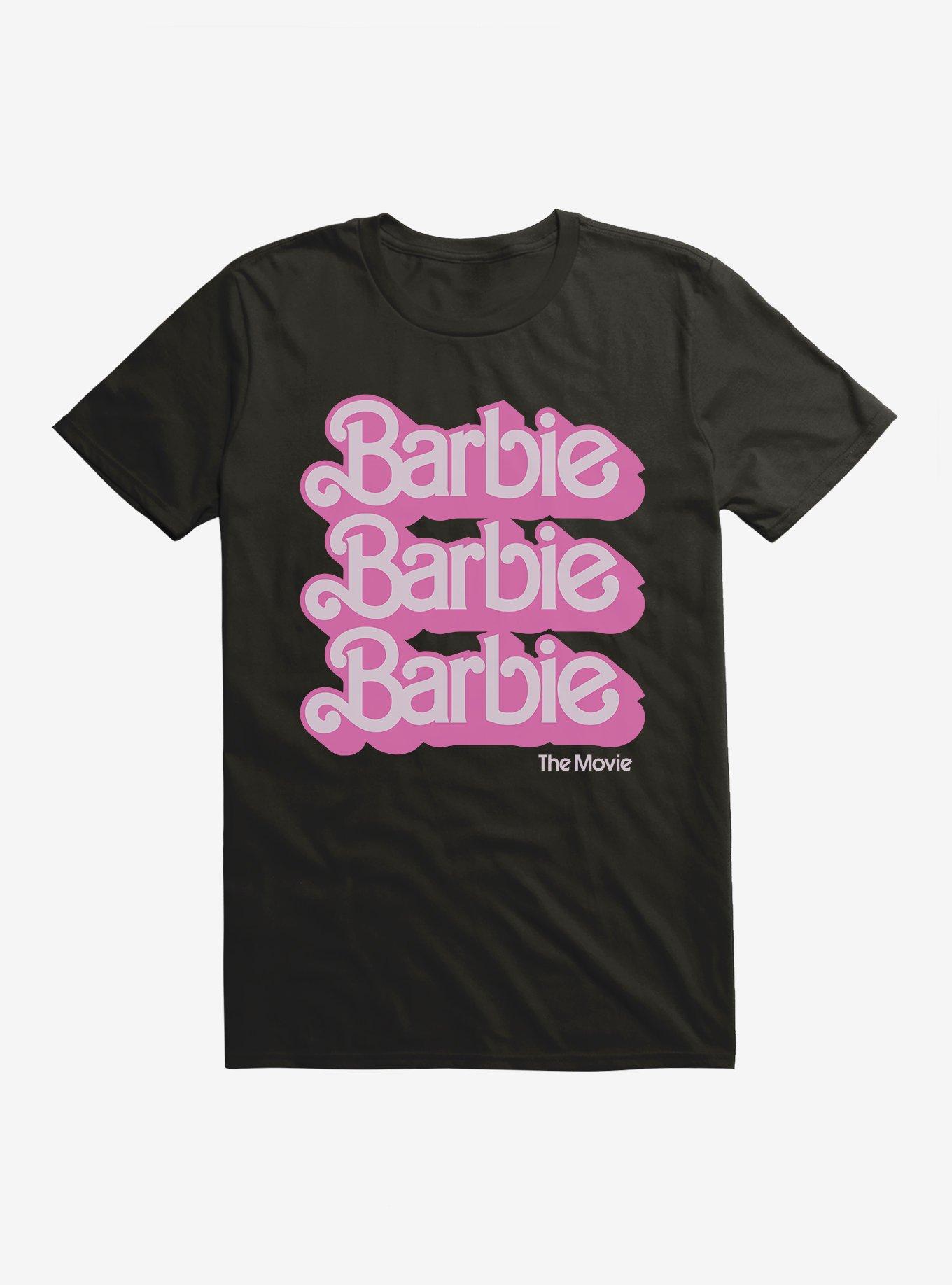 Barbie The Movie Text Stack T-Shirt, , hi-res