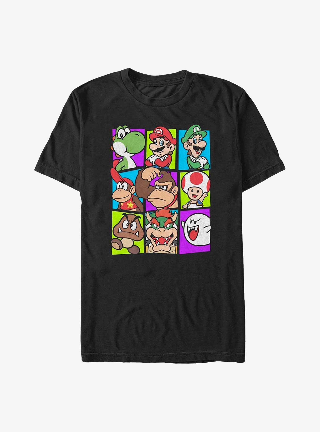 Nintendo Mushroom Cast Big & Tall T-Shirt, , hi-res