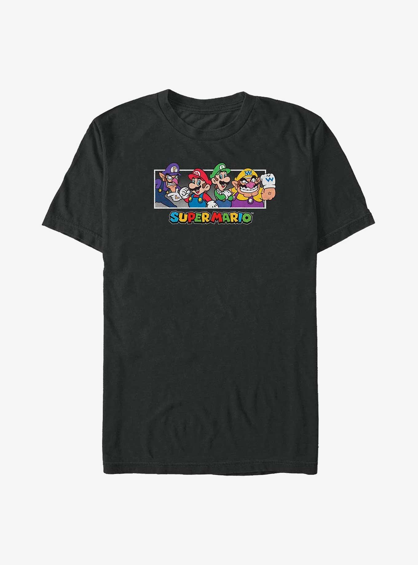 Nintendo All The Bros Big & Tall T-Shirt, BLACK, hi-res