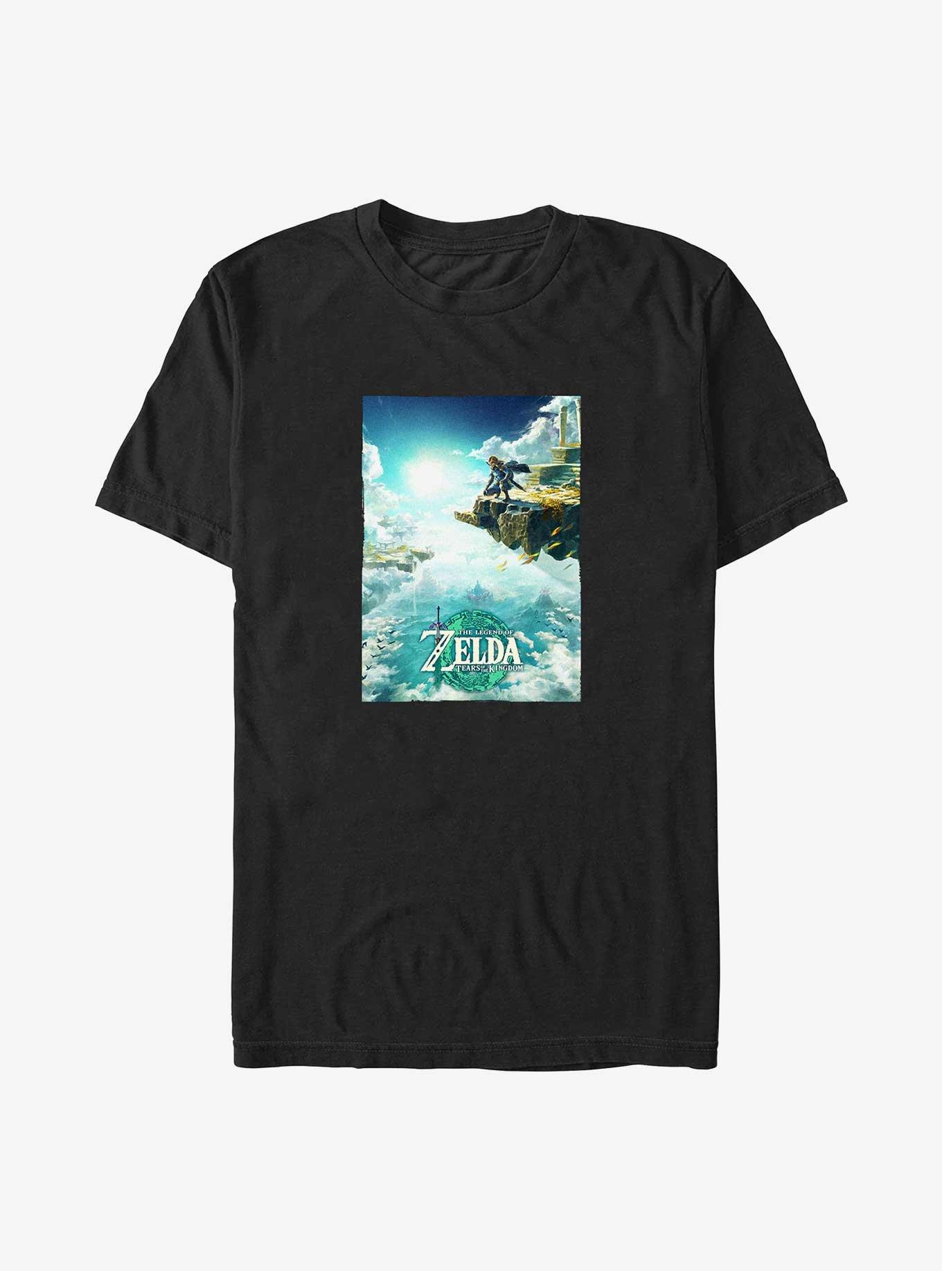 The Legend of Zelda Tears of the Kingdom Poster Big & Tall T-Shirt, , hi-res