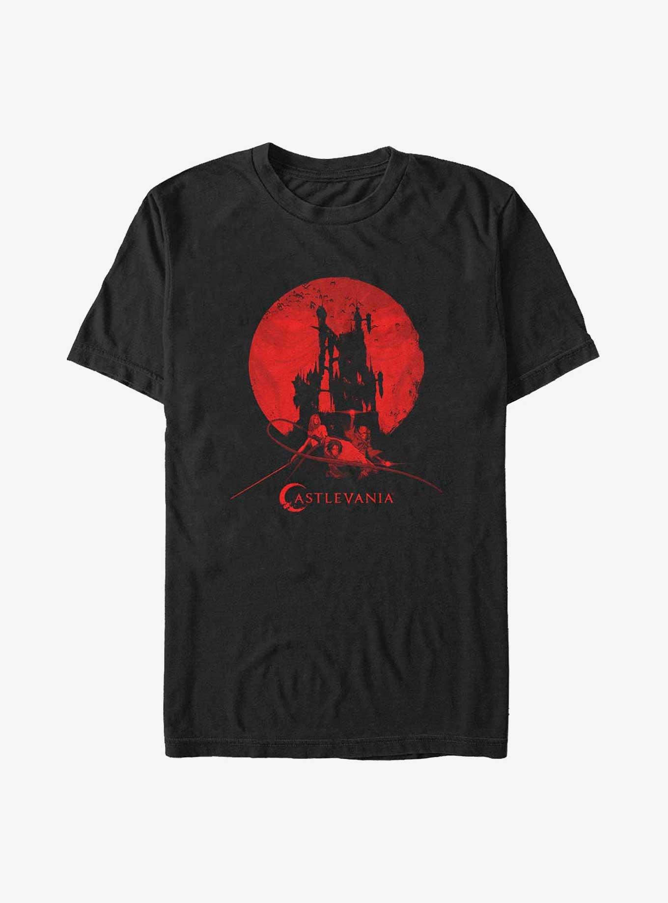 Castlevania Blood Moon Big & Tall T-Shirt, BLACK, hi-res