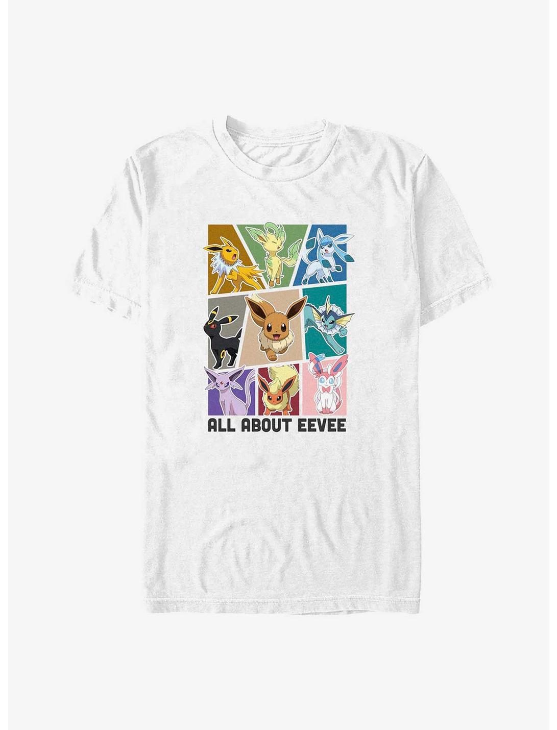 Pokemon Eeveelution Big & Tall T-Shirt, WHITE, hi-res