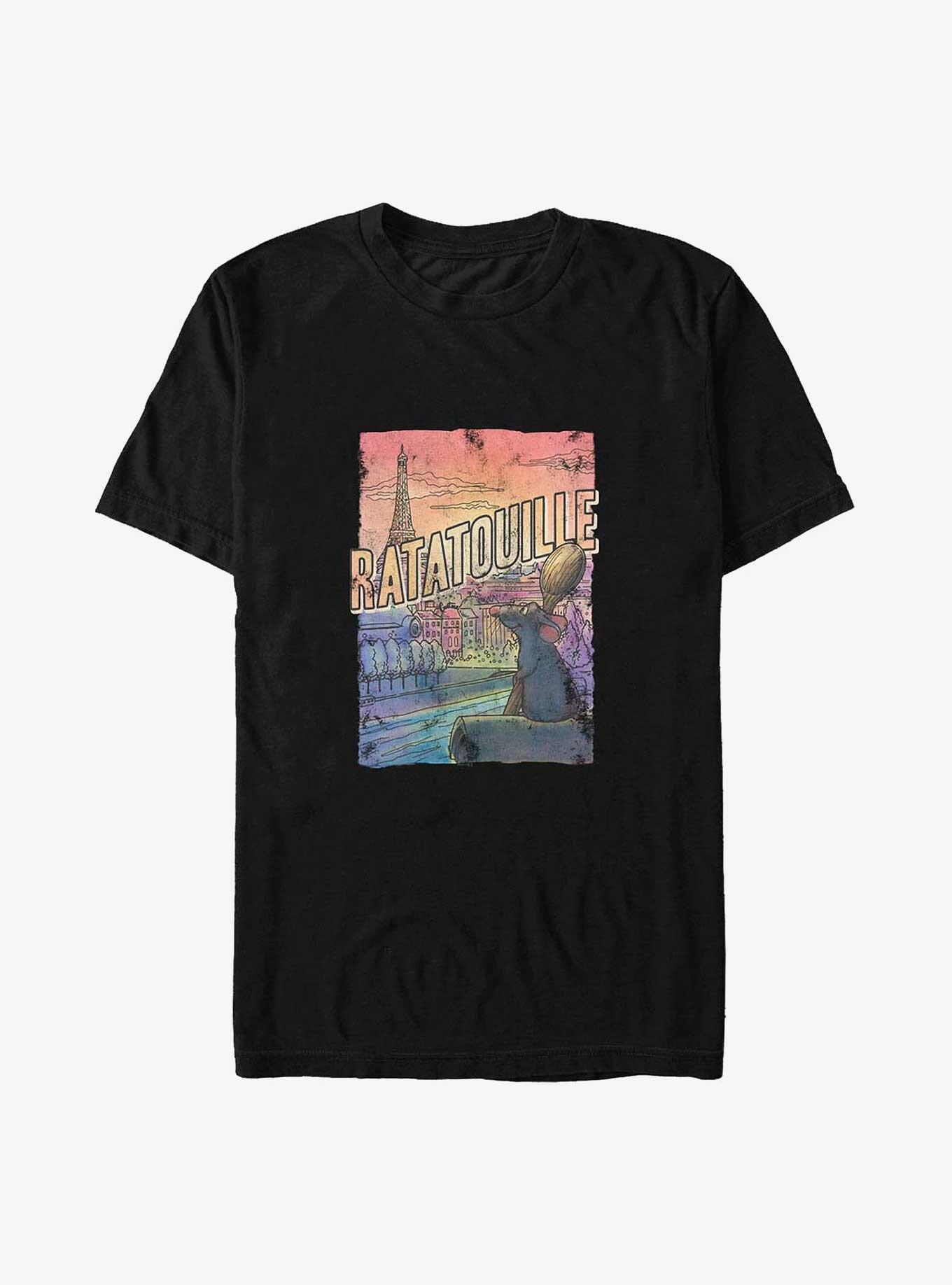 Disney Pixar Ratatouille Remy Overlooking Paris Big & Tall T-Shirt, , hi-res