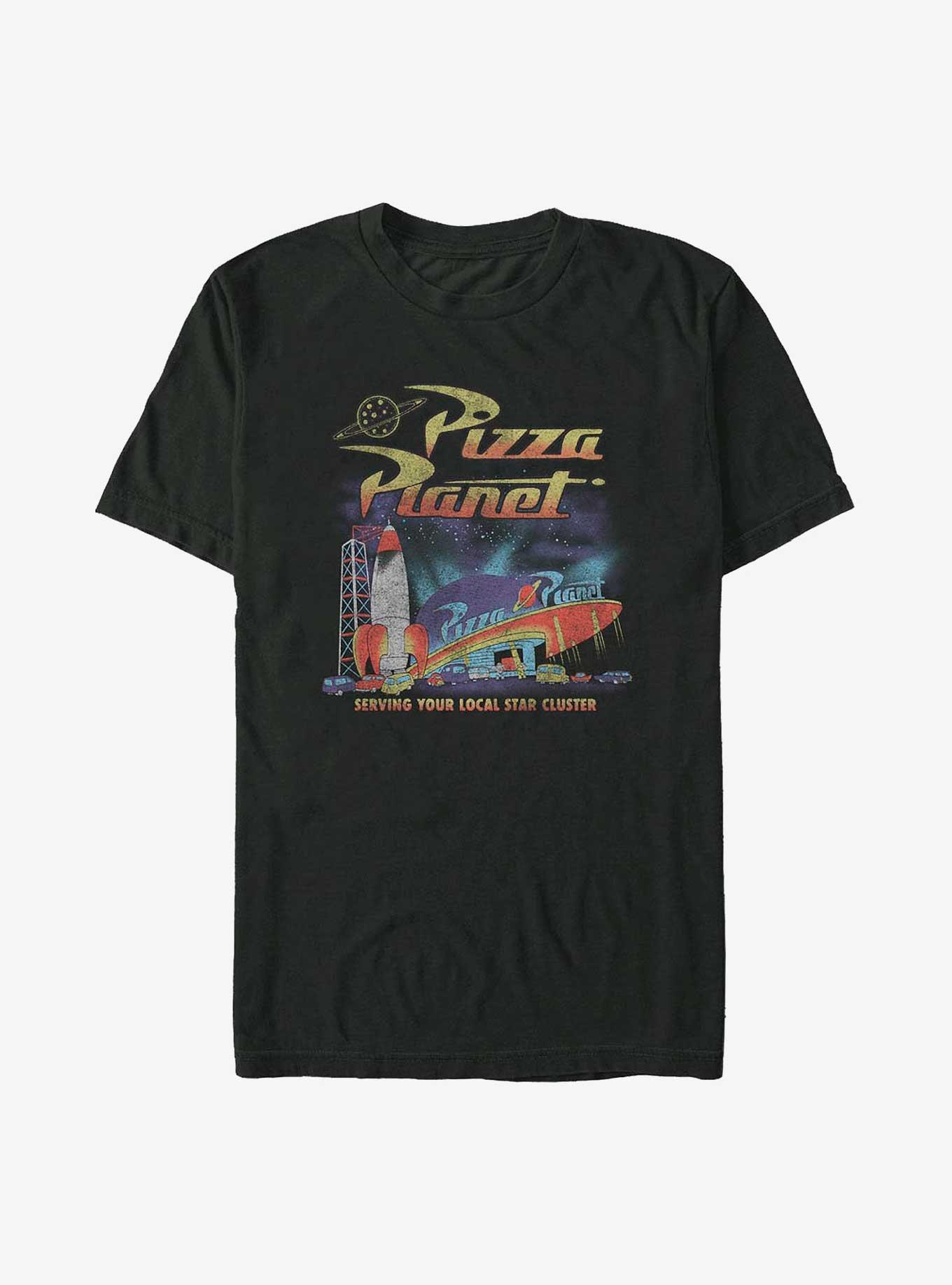 Disney Pixar Toy Story Pizza Planet Posse Big & Tall T-Shirt, BLACK, hi-res