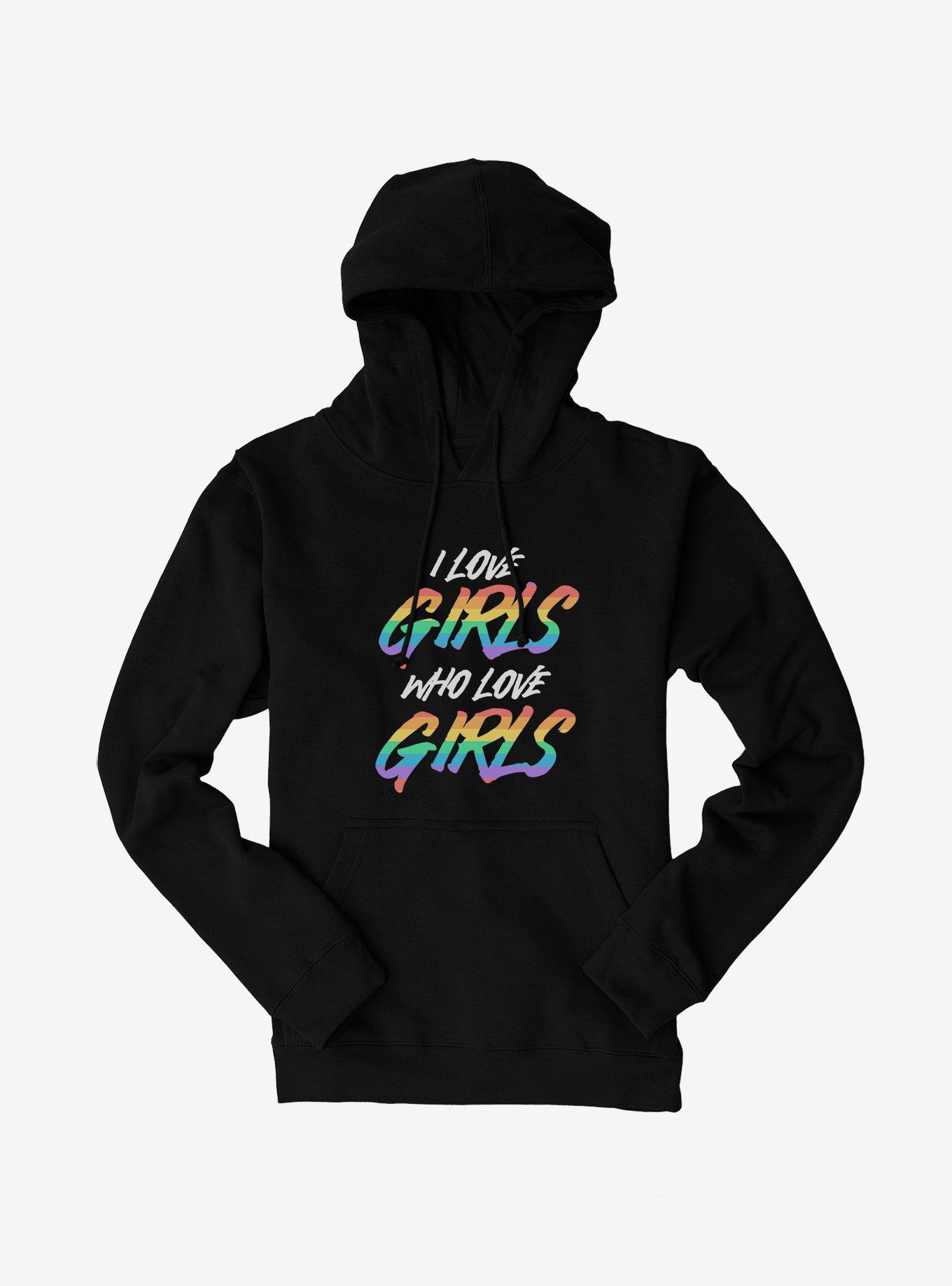 Pride I Love Girls Who Love Girls Hoodie, , hi-res