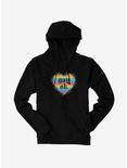 Pride Gay Ok Rainbow Heart Hoodie, BLACK, hi-res