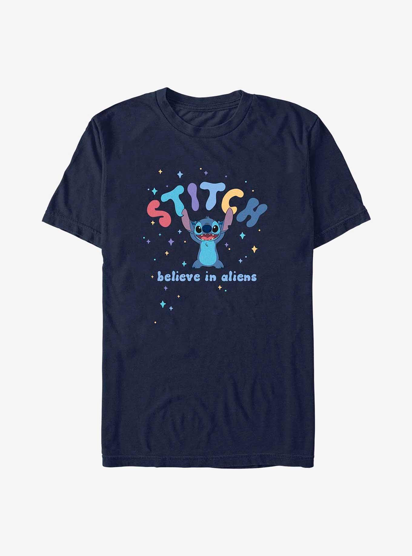 Disney Lilo & Stitch Believe In Aliens T-Shirt, , hi-res