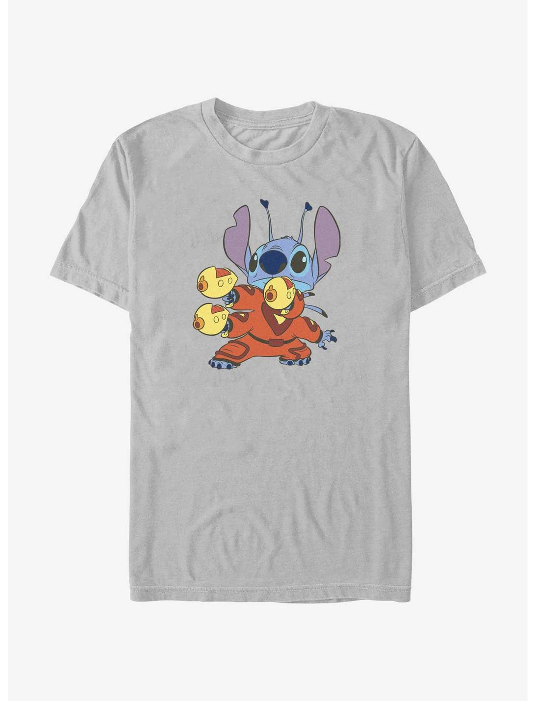 Disney Lilo & Stitch 90s Stitch Stance T-Shirt, SILVER, hi-res