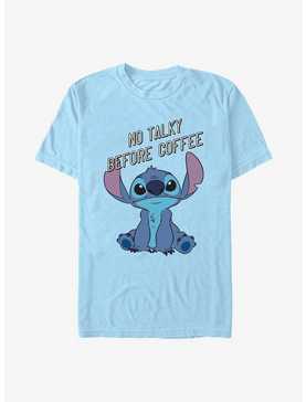 Disney Lilo & Stitch No Talky Before Coffee Stitch T-Shirt, , hi-res