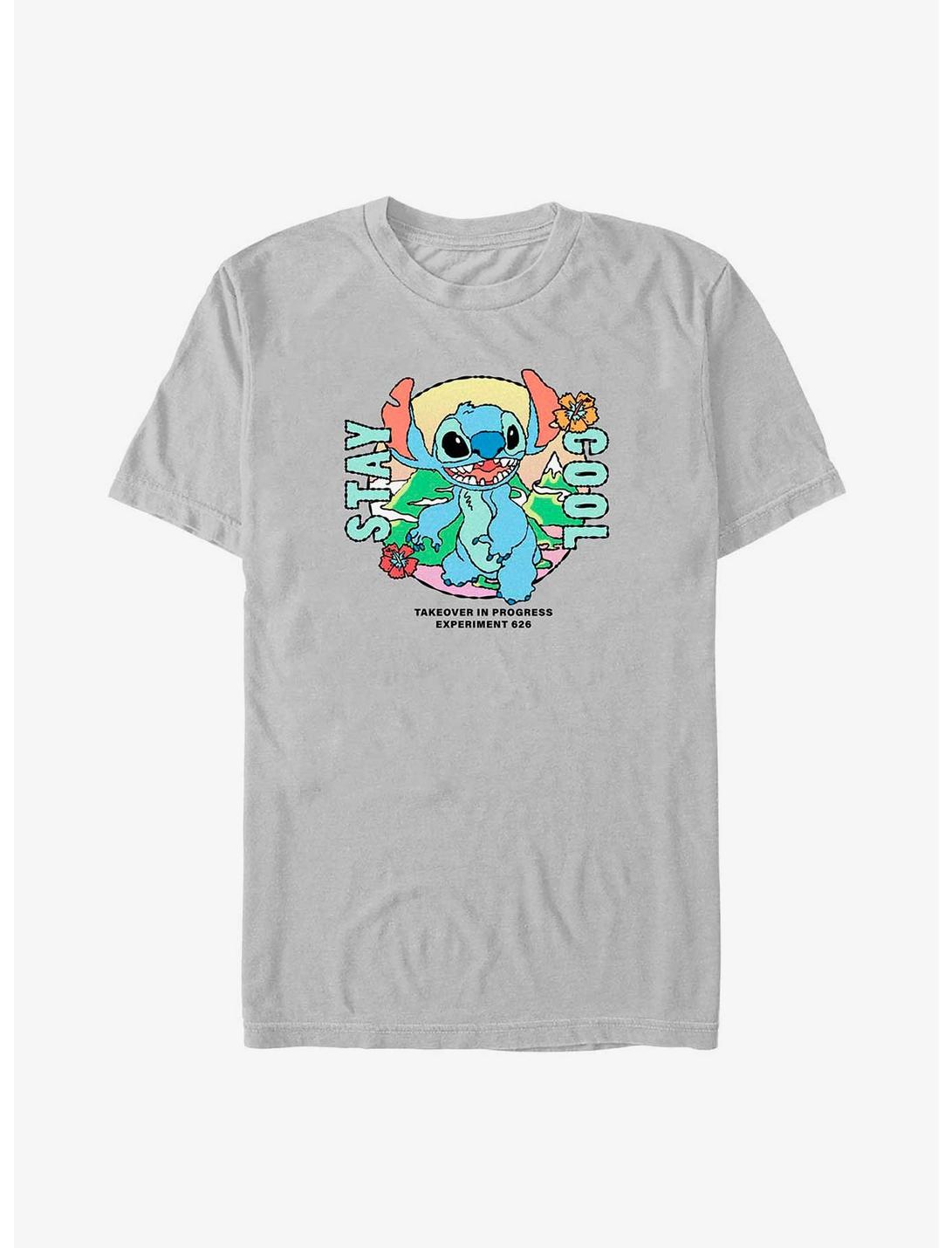 Disney Lilo & Stitch Stay Cool Experiment 626 Stitch T-Shirt, SILVER, hi-res