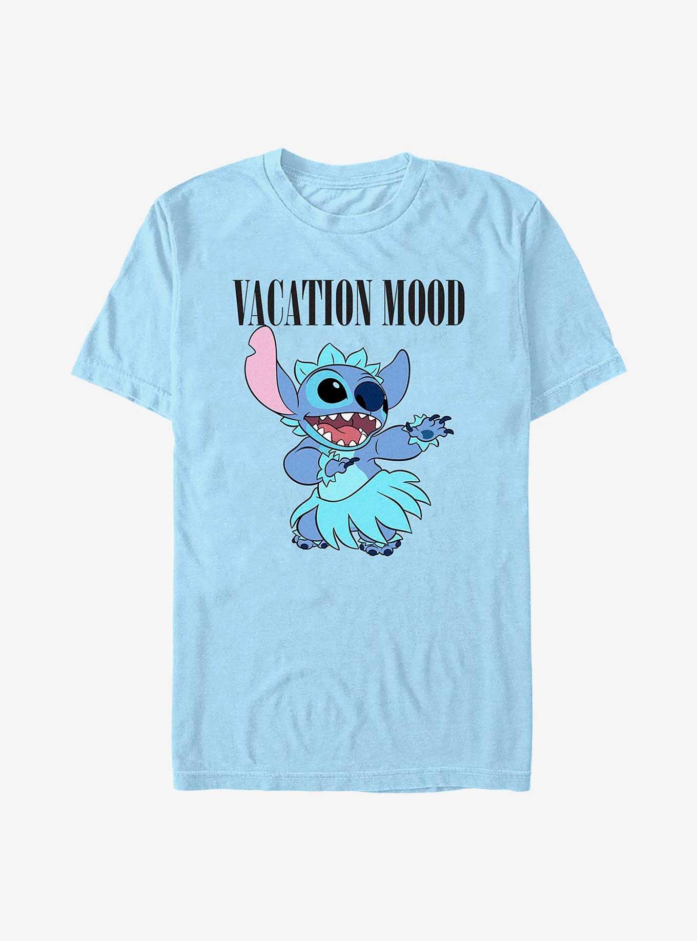 Disney Lilo & Stitch Girls Short Sleeve Cute Graphic T-Shirts 2-Pack  Set