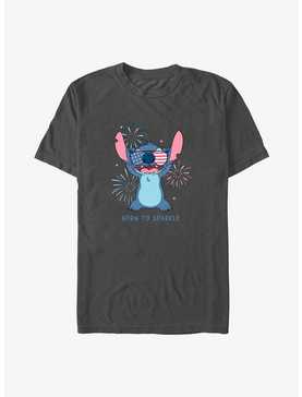 Disney Lilo & Stitch Born To Sparkle Stitch T-Shirt, , hi-res