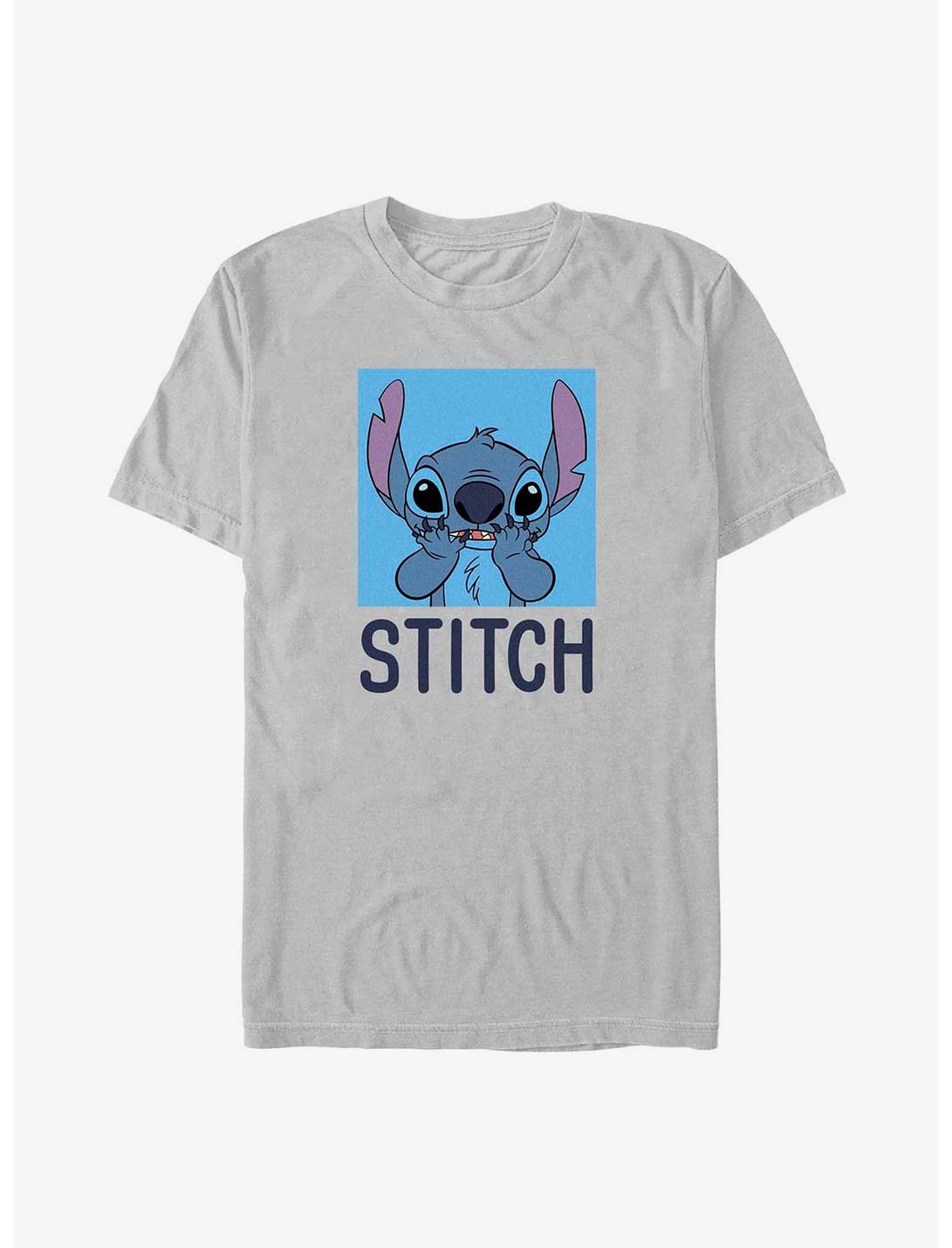 Disney Lilo & Stitch Bashful Box Stitch  T-Shirt, SILVER, hi-res