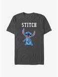 Disney Lilo & Stitch Cool Dude Stitch T-Shirt, CHARCOAL, hi-res