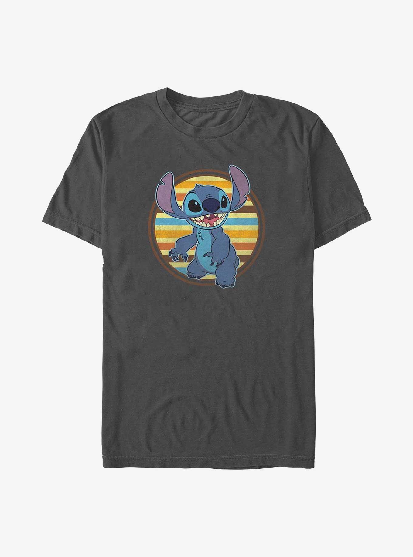 Disney Lilo & Stitch Retro Stripe Stitch T-Shirt, , hi-res