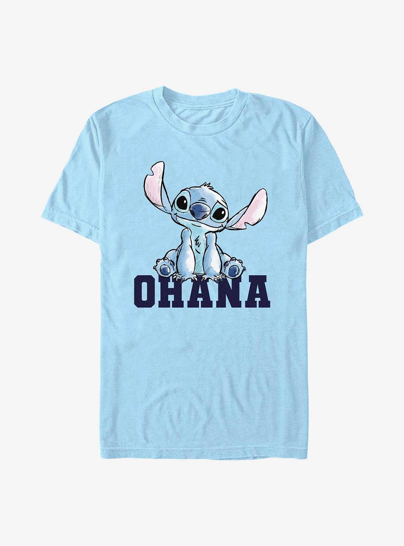 Disney Lilo & Stitch Ohana Sitting Stitch T-Shirt, , hi-res