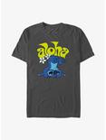 Disney Lilo & Stitch Aloha Stitch Upside Down T-Shirt, CHARCOAL, hi-res