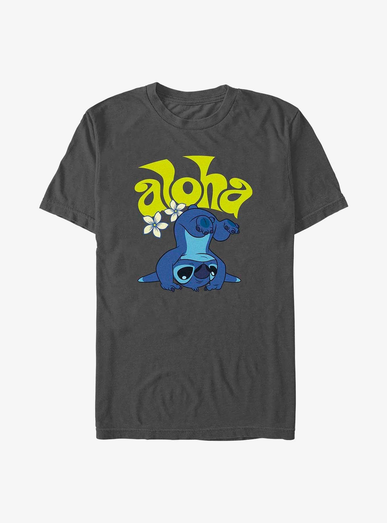 Disney Lilo & Stitch Aloha Stitch Upside Down T-Shirt, , hi-res