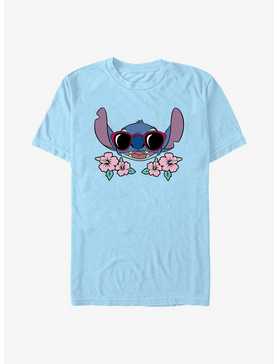 Disney Lilo & Stitch Shades Stitch Flowers T-Shirt, , hi-res