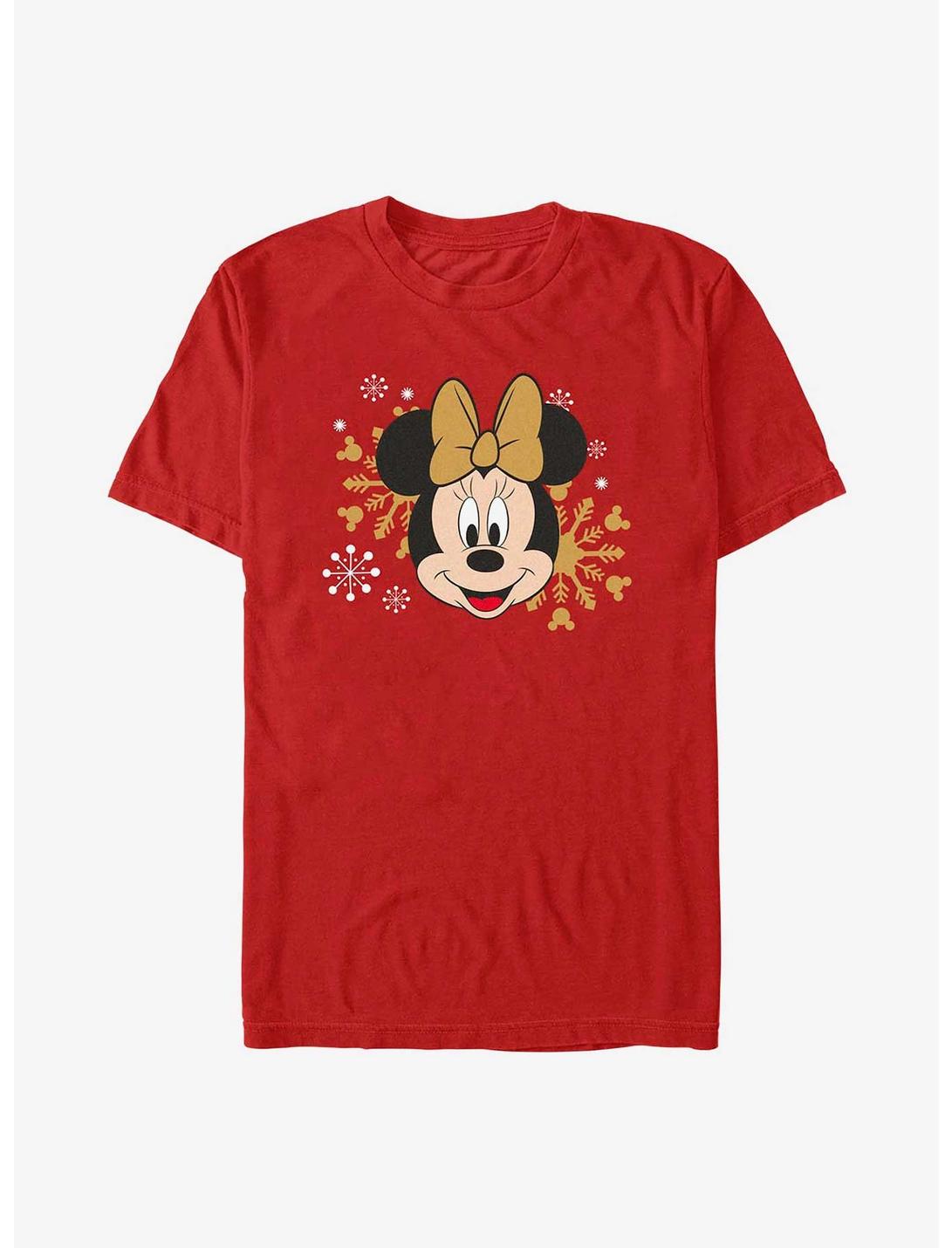 Disney Minnie Mouse Holiday Icon T-Shirt, RED, hi-res