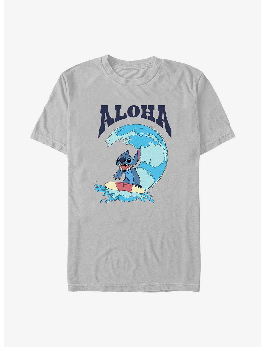 Disney Lilo & Stitch Aloha Stitch T-Shirt, SILVER, hi-res