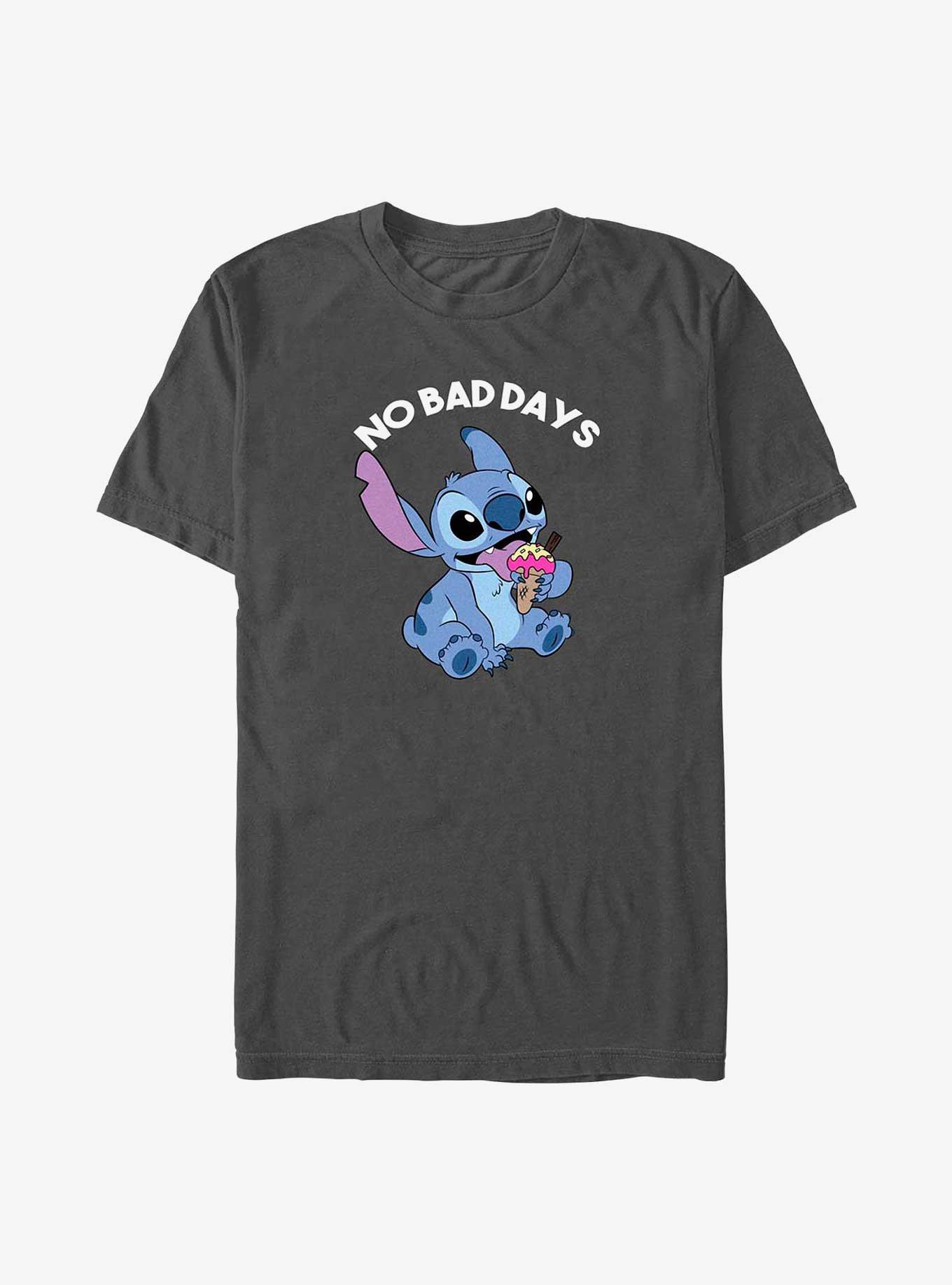 Disney Lilo & Stitch No Bad Days Stitch T-Shirt, CHARCOAL, hi-res