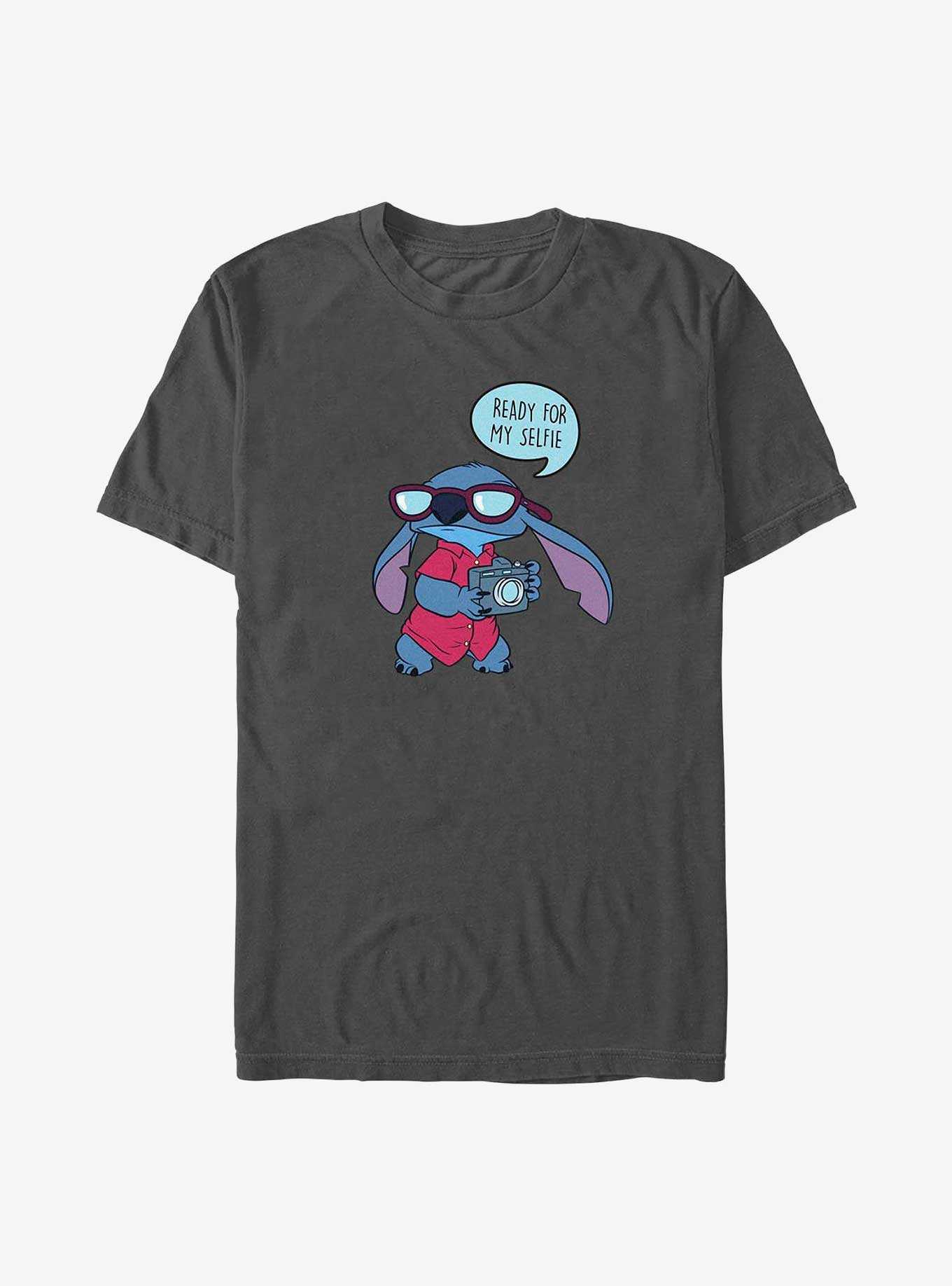 Disney Lilo & Stitch Ready For My Selfie Stitch T-Shirt, , hi-res