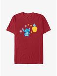 Disney Lilo & Stitch Lanterns Stitch T-Shirt, CARDINAL, hi-res