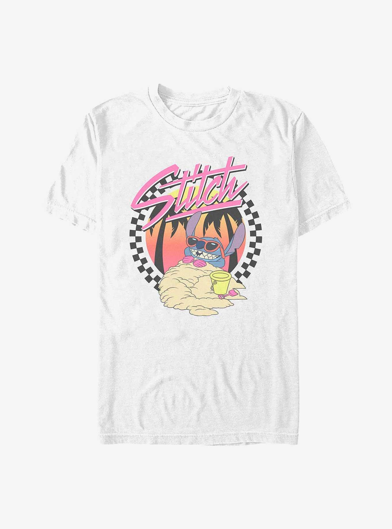 Disney Lilo & Stitch Sunset Vibes T-Shirt, WHITE, hi-res