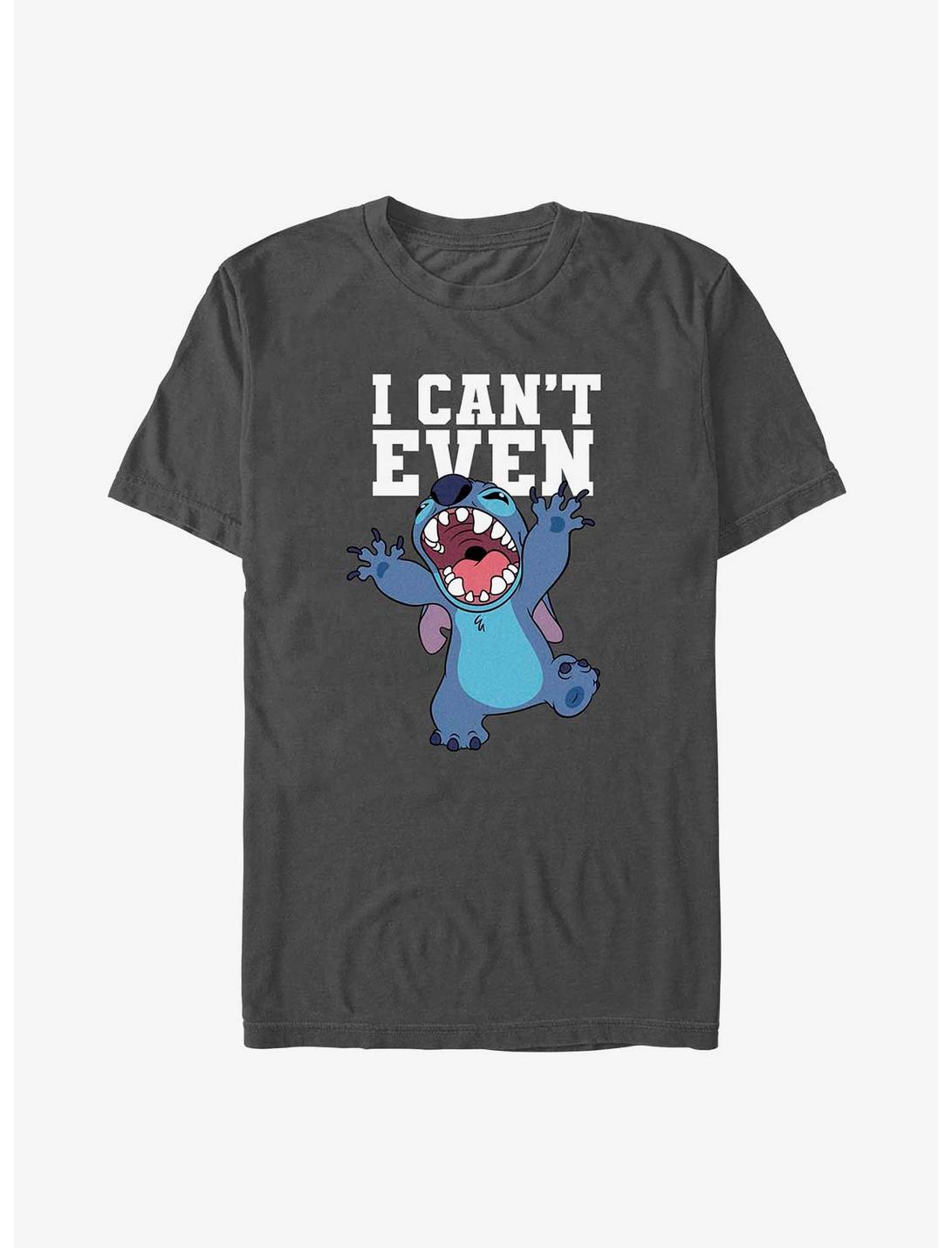 Disney Lilo & Stitch I Can't Even Stitch T-Shirt, CHARCOAL, hi-res
