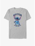 Disney Lilo & Stitch Causing Trouble Stitch T-Shirt, SILVER, hi-res