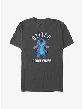 Disney Lilo & Stitch Good Vibes Happy Stitch T-Shirt, , hi-res