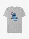 Disney Lilo & Stitch I Tried Stitch T-Shirt, SILVER, hi-res