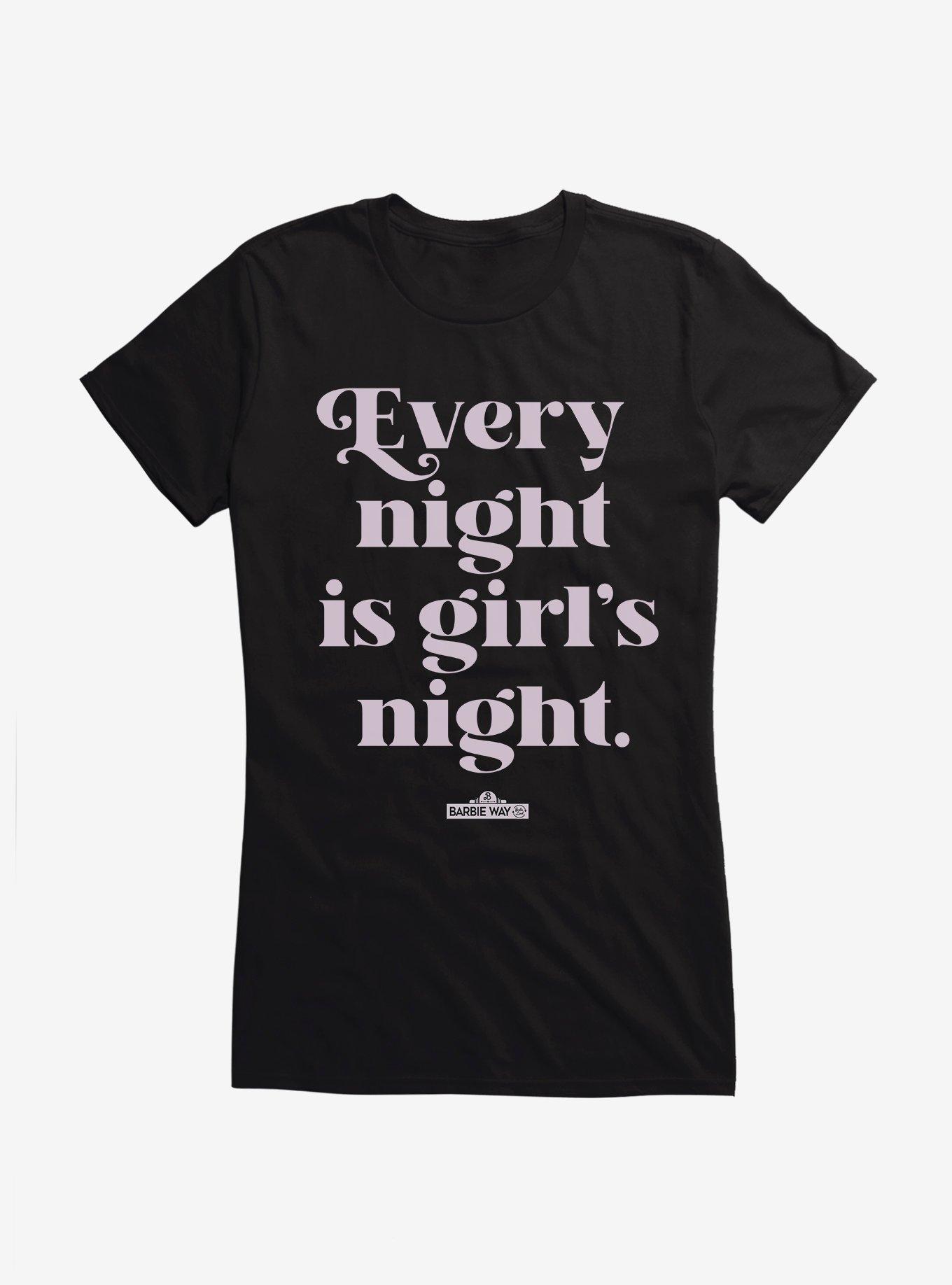 Barbie The Movie Girls Night Girls T-Shirt