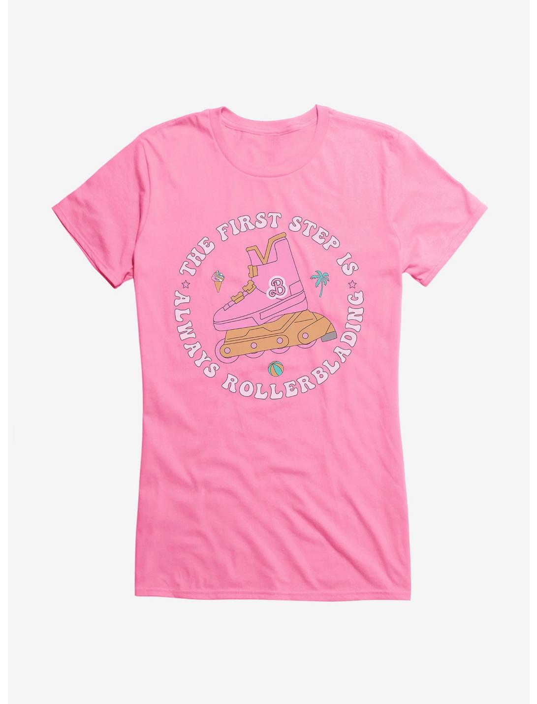 Barbie The Movie Always Rollerblading Girls T-Shirt, CHARITY PINK, hi-res