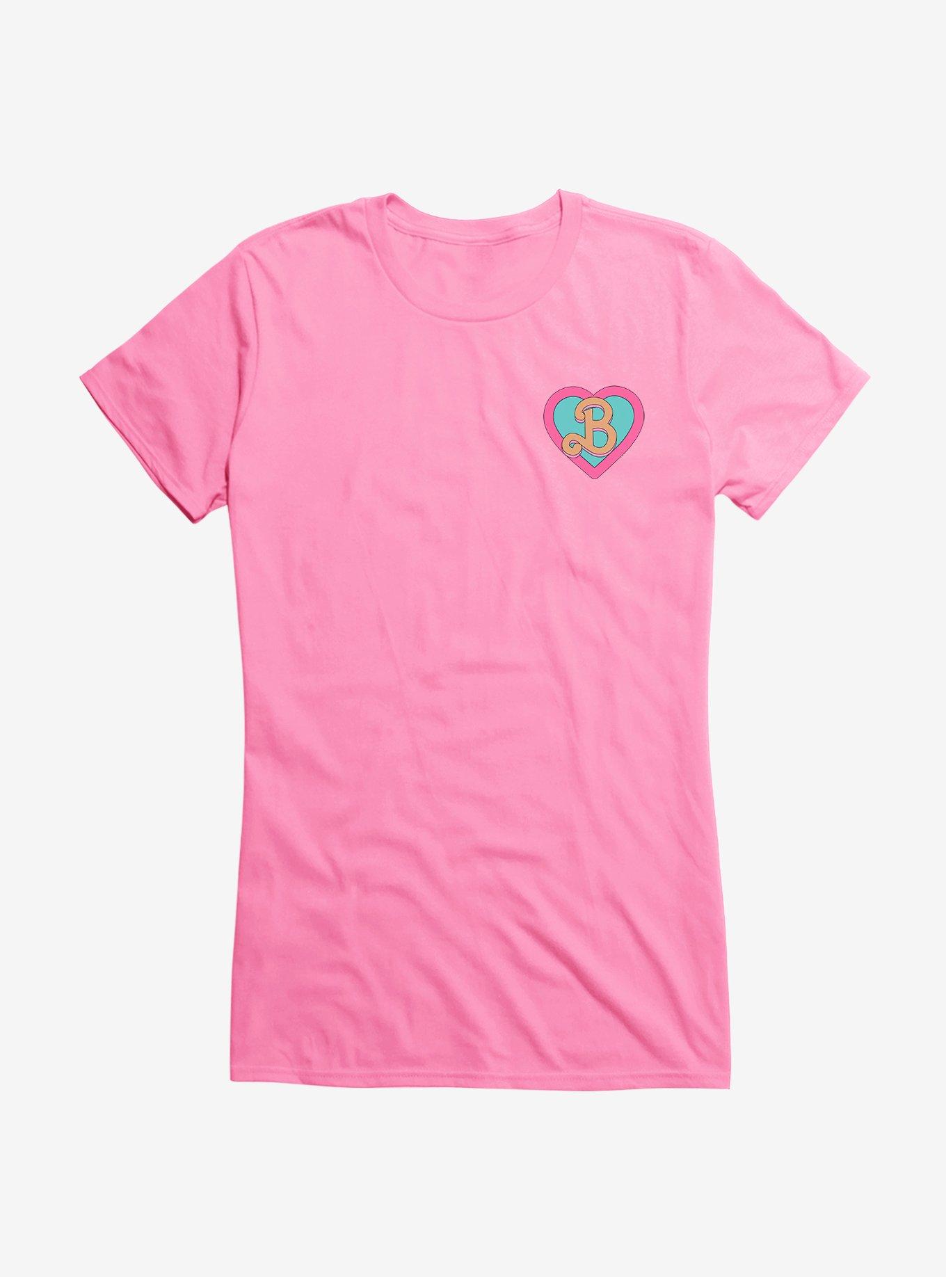 Pink Barbie Heart Girl Top