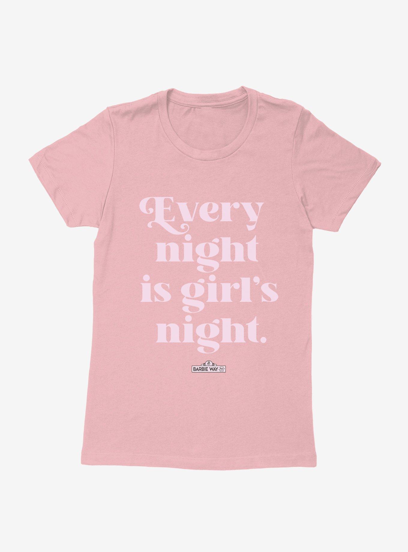 Barbie The Movie Girls Night Womens T-Shirt