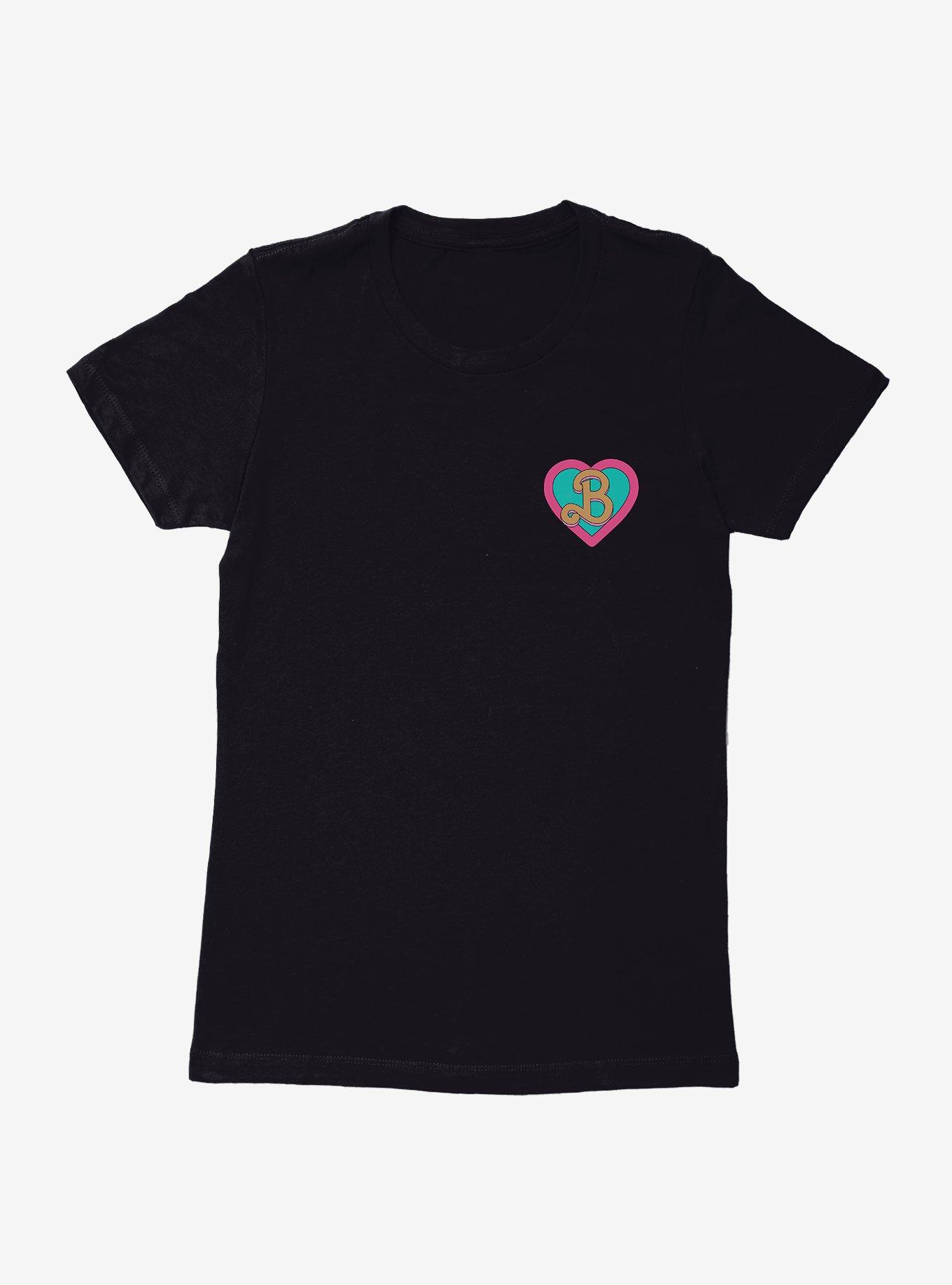 Barbie The Movie Heart Womens T-Shirt