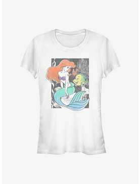 Disney The Little Mermaid Ariel and Flounder Poster Girls T-Shirt, , hi-res