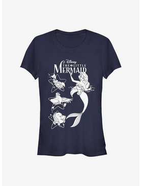 Disney The Little Mermaid Ariel And Friends Girls T-Shirt, , hi-res