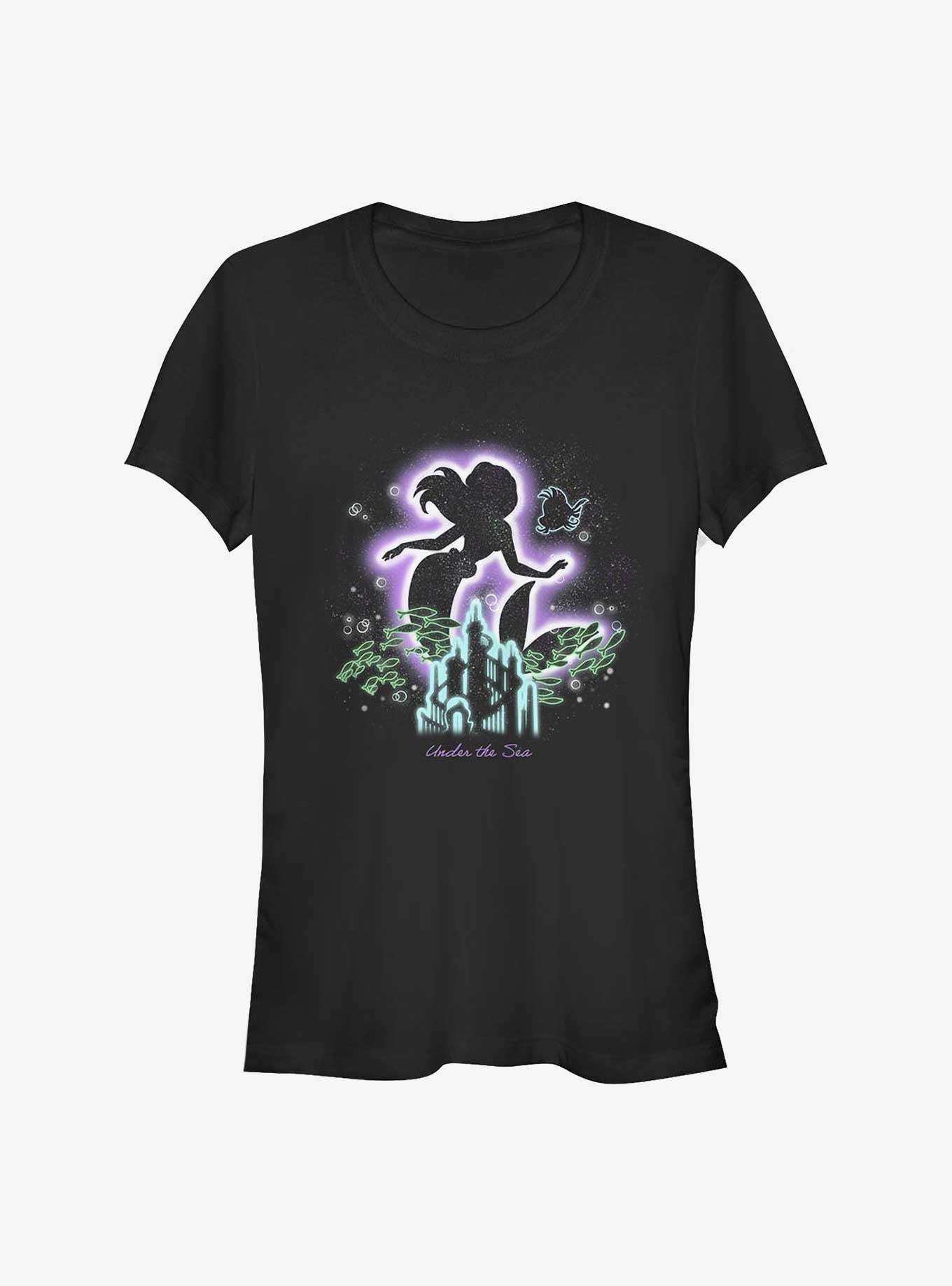 Disney The Little Mermaid My World Under The Sea Girls T-Shirt, , hi-res