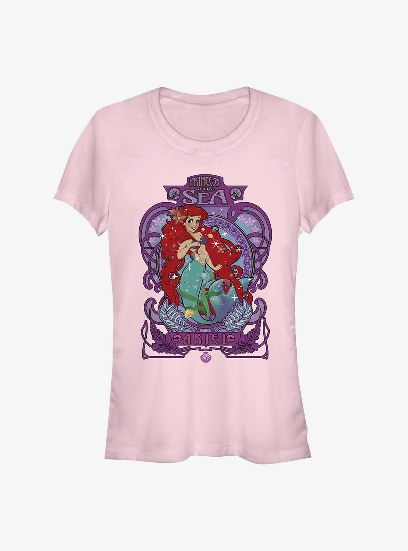  Disney Girls' Princess Little Mermaid 100% Combed