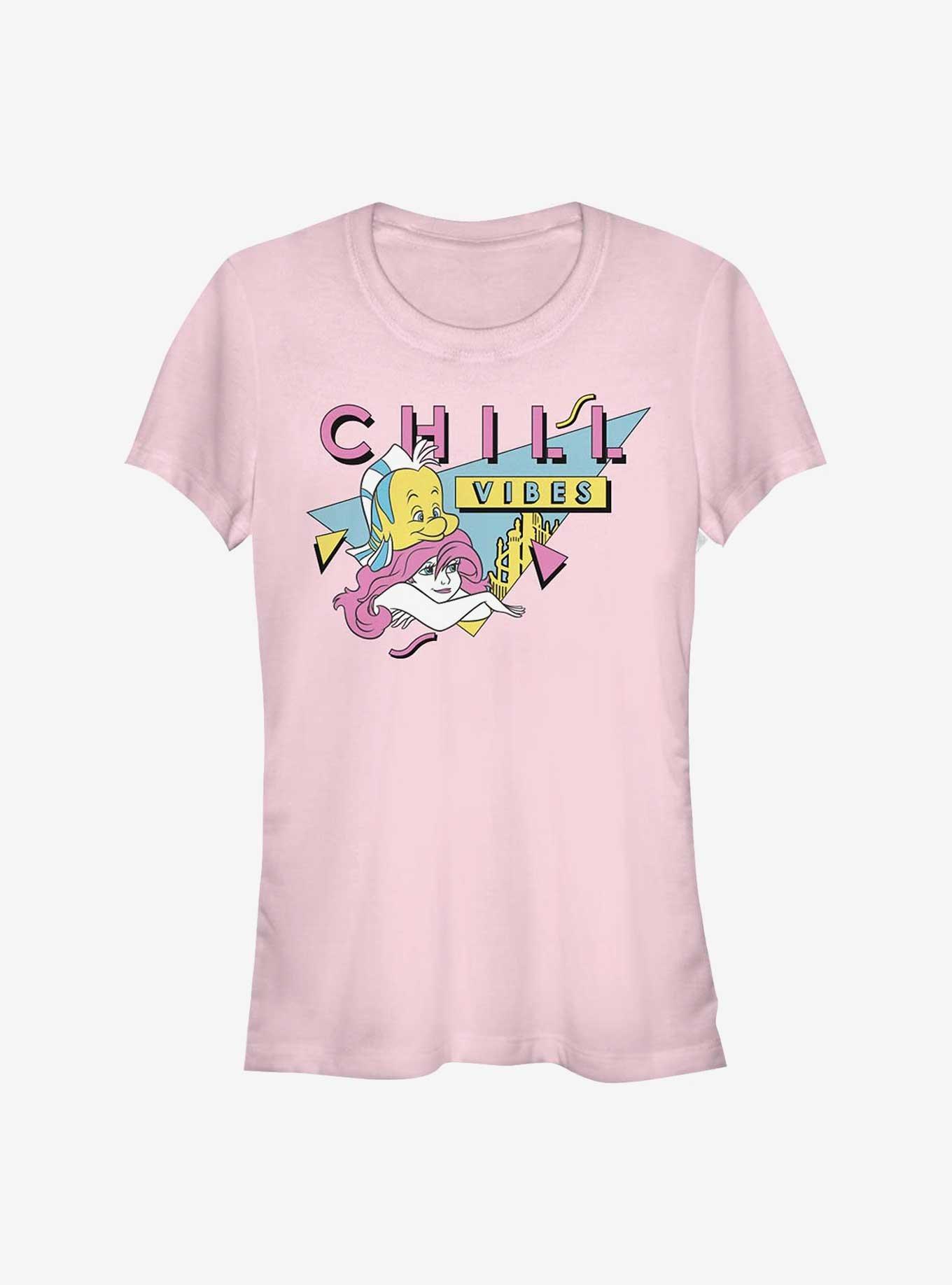 Disney The Little Mermaid 90's Ariel Chill Vibes Girls T-Shirt, , hi-res