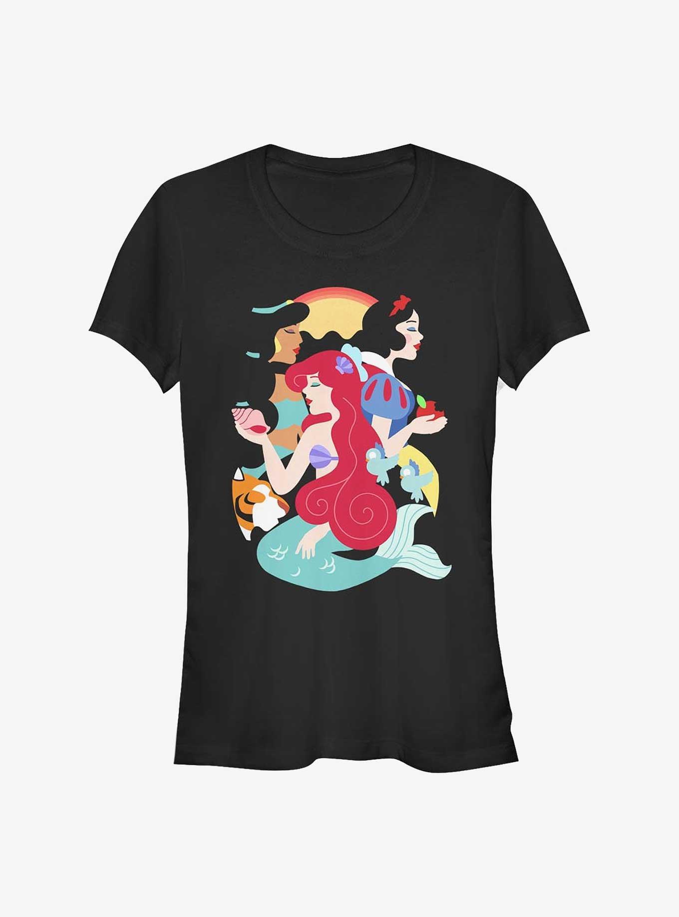 Disney The Little Mermaid Lovely Ladies Girls T-Shirt, BLACK, hi-res