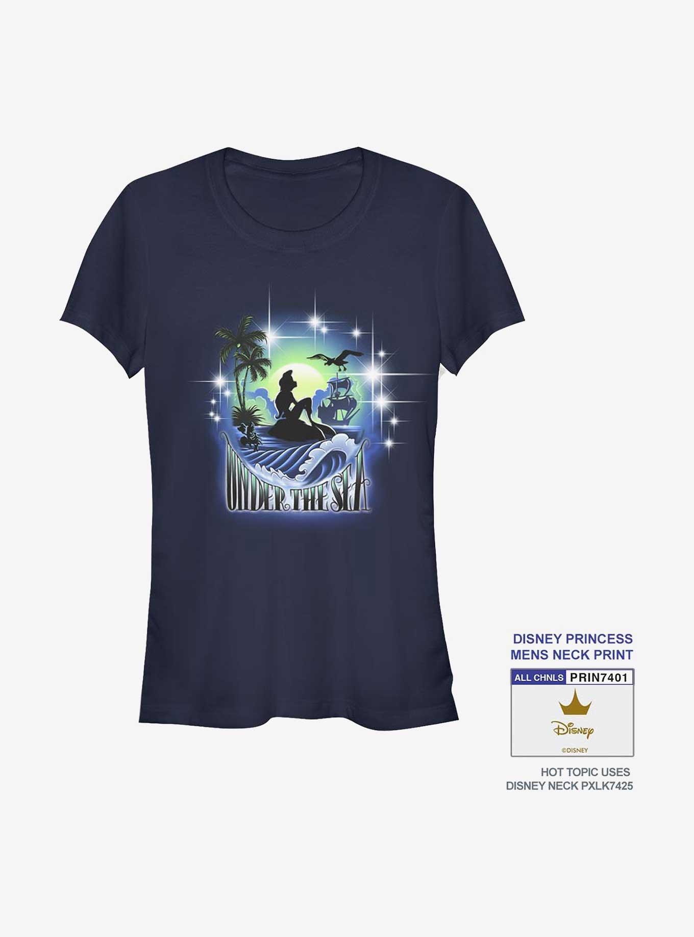 Disney The Little Mermaid Under The Sea Moonlight Girls T-Shirt