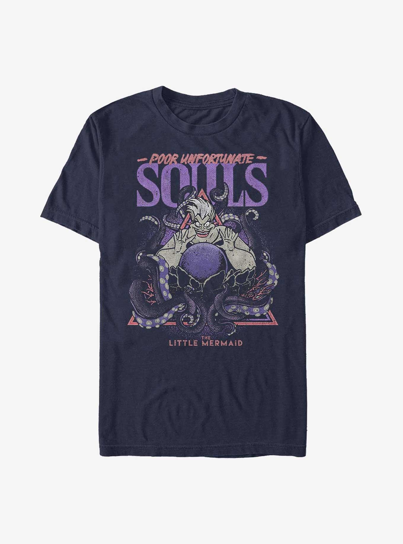 Disney The Little Mermaid Ursula Wretched Souls T-Shirt, NAVY, hi-res