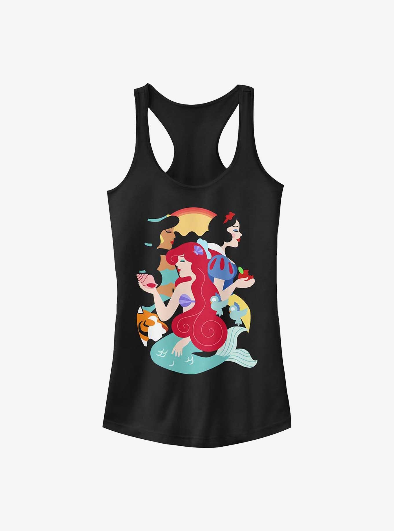 Disney The Little Mermaid Lovely Ladies Girls Tank, BLACK, hi-res