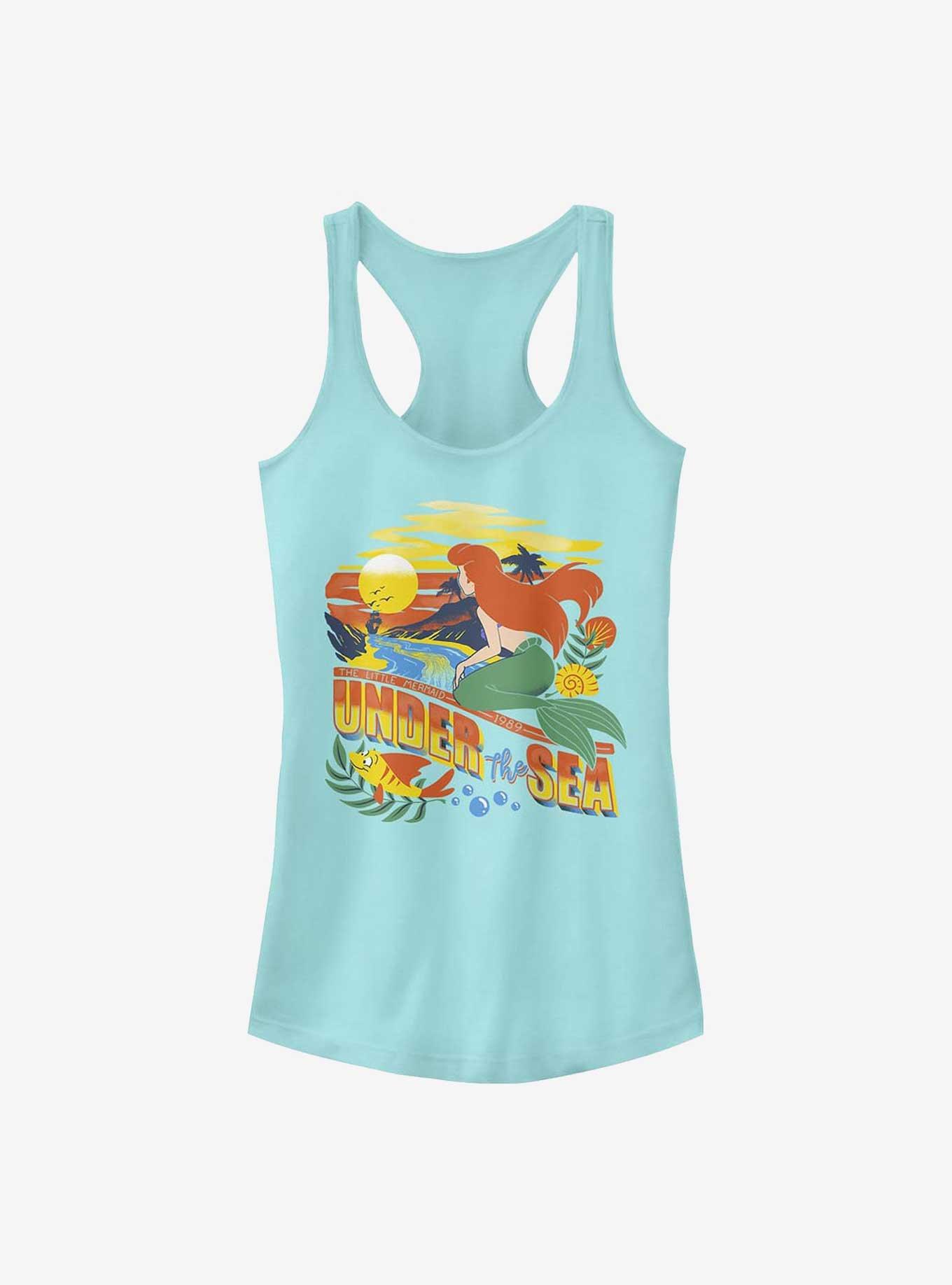 Disney The Little Mermaid Part Of Your World Over The Horizon Girls Tank, CANCUN, hi-res