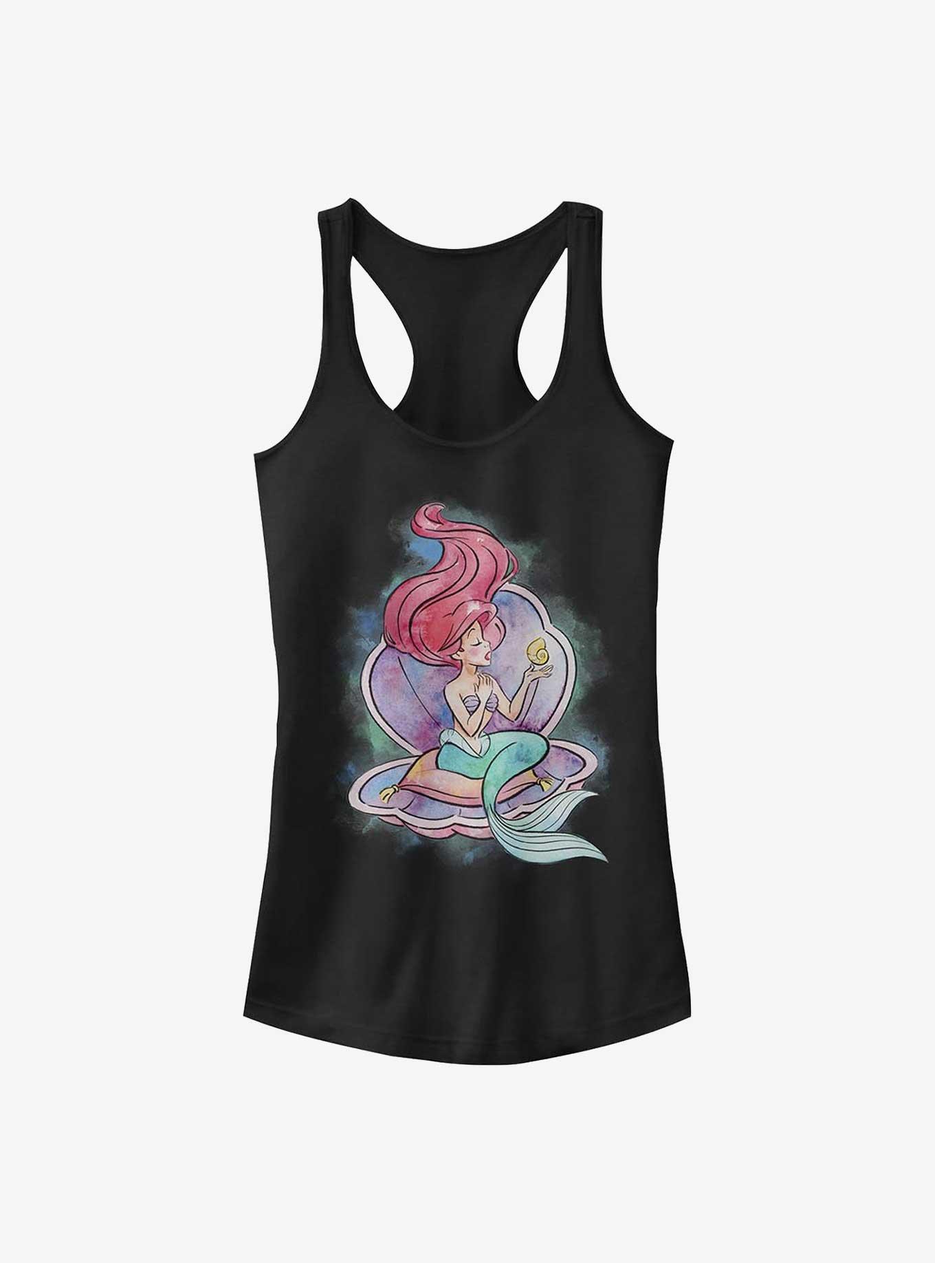 Disney The Little Mermaid Your Voice Girls Tank, BLACK, hi-res