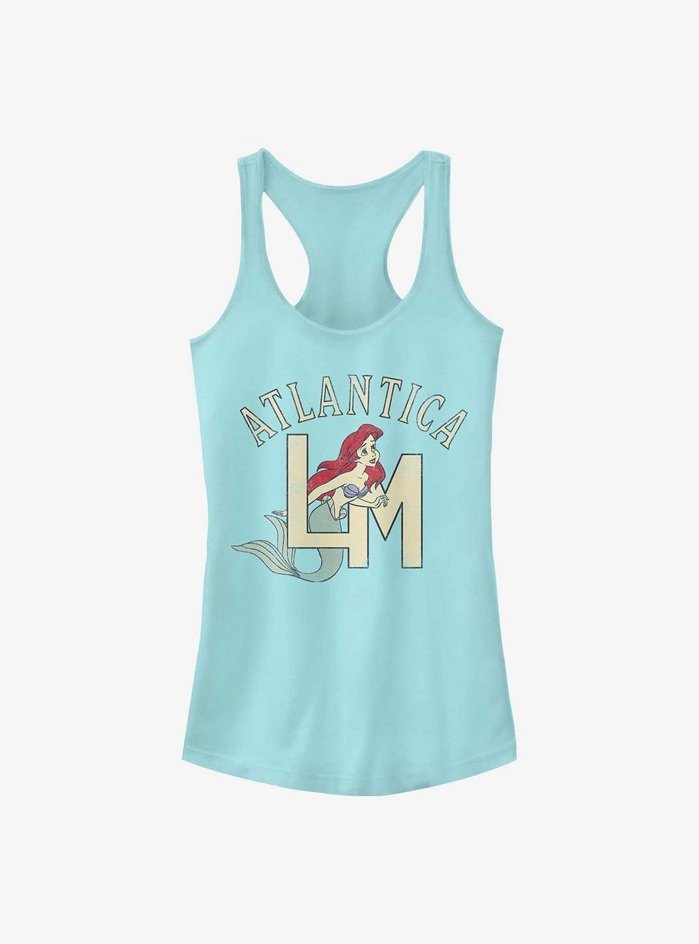 Disney The Little Mermaid Ariel Atlantica Monogram Girls Tank, CANCUN, hi-res